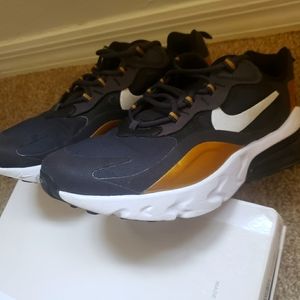 Nike Air React Black and Gold